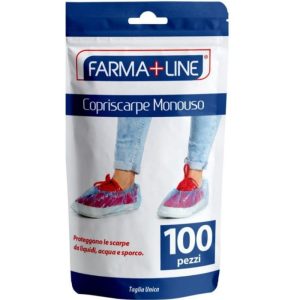 Cubrezapatos desechables en polipropileno azul