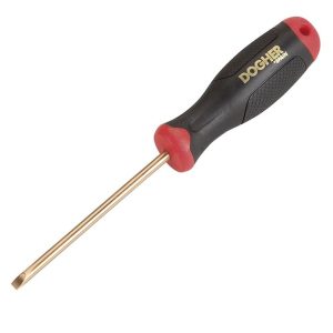 Destornillador boca recta 5X200 mm antichispa Al-Br DOGHER 15331-050-200