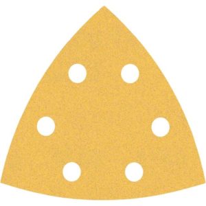 Papel de lija EXPERT C470 para lijadoras delta de 93 mm, G 120, 5 unidades