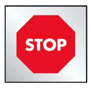 Señal bolsa plástico – Stop