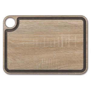 Tabla de corte ranurada color madera de 33×23 cm – Arcos 709100