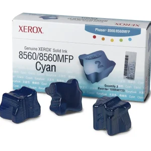 XEROX PHASER 8560 TINTA SOLIDA CIAN ORIGINAL (3 BARRAS – 3.400 PÁGS)