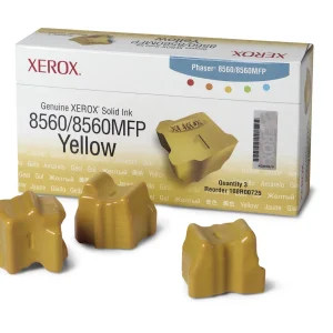XEROX PHASER 8560 TINTAS SOLIDA AMARILLO ORIGINAL (3 BARRAS – 3.400 PÁGS)